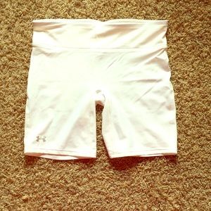 White under armour women’s spandex tights medium